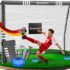 KESSER® Fußballtor – Hochwertiges Fußballtor 240cm mit Torwand, Schusstraining UV-beständigem Netz, Stahlrahmen mit Polsterung, Erdhaken, Luftpumpe, Hüttchen, Montagezubehör für Kinder und Erwachsene