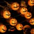 JOYIN 25,9 cm Skelettfisch Mit LED-Auge für Halloween-Dekoration, Friedhofsdekorationen, Gruselszene Drinnen/Draußen
