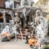 CNMTCCO Halloween Outdoor Dekorationen 1.5 Meter Spinne Kuscheltier