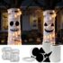 Halloween Fensterdeko 120 x 80 cm mit LED-Blitzlicht, 8 Leuchtmodi
