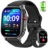 Fitness-Tracker mit Schrittzähler, Kalorienrechner & Stoppuhr, Gesundheitsuhr mit Herzfrequenz- und Schlafmonitor, 1,10″ AMOLED Farbtouchscreen, Sportuhr für Damen & Herren