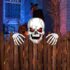 VTMJ 8 Stück Halloween Deko Outdoor Innen Scary Bilder, Horror Halloween Deko Innen 3D Bilderrahmen, Helloween Wechselndes Gesicht, Halloweendeko Gruselbild für Türdeko Party Spukhaus Zuhause Draußen