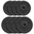 PhysKcal 2 x 10 kg Olympische Hantelscheiben mit Ø50 mm Bohrung