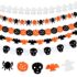 Luxorielle 4 stück Halloween Girlande, Papier Girlande gruselig Halloween