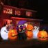 FRANK FLECHTWAREN Kürbis-Windlicht Groß Halloween