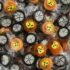 Halloween Türklingel Kürbis, Kürbis Türklingel mit LED Licht & Gruseligen Geräuschen, Halloween Deko für Haustür Garten Party, Gruselige Halloween Party Requisite für Kinder Erwachsene
