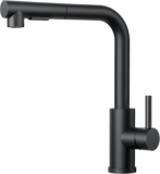 FORIOUS Wasserhahn Küche Schwarz