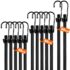 FUNFLEX Widerstandsband Set mit Fußpedal und Türanker – Fitness Expander 45kg Trainingsgerät für Zuhause, Home Gym, Muskeltraining, Krafttraining, Resistance Band System