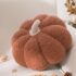 Yhoelata Halloween Kürbis Kissen, Kissen Kürbisform Cremeweiß Dekokissen, Pumpkin Pillows Herbst Zierkissen Aesthetic Sofakissen, Bett Deko Kissens Schlafzimmer, Geschenk 20 cm