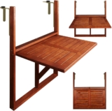Casaria® Balkontisch klappbar wetterfest Holz FSC®-Zertifiziert