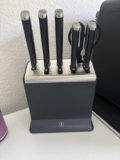 Tefal EverSharp Pro 5-teiliges Messer-Set mit selbstschärfendem Messerblock