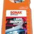 NIGRIN Autoshampoo Konzentrat, 1 Liter, entfernt auch starke Verschmutzungen, schont Lack- und Kunststoffoberflächen, mit Orangen-Duft, Orange