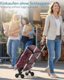 Rubberneck Einkaufstrolley klappbar mit Kühlfach & Treppensteiger