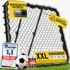Rebounder für Fußball 100×100/Fussball Rebounder mit robuster Konstruktion