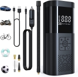 Behozel Elektrische Luftpumpe mit 6000mAh Akku,