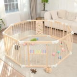 Baby Laufstall,Sicherer＆Stabiler Großes Faltbar