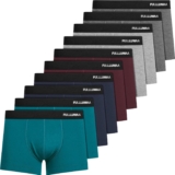 Fullluwaa Boxershorts Herren 10er Pack Baumwolle