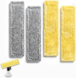 4 Stück Ersatzpads kompatibel mit Kärcher Fenstersauger Ersatzteile