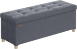 SONGMICS Sitzbank mit Stauraum