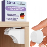 Magnetische Kindersicherung 20 Schlösser + 4 Schlüssel