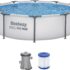 Bestway Steel Pro MAX Frame Pool-Set mit Filterpumpe Ø 366 x 100 cm