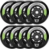 Inline Skate Rollen 80mm 76mm 72mm – 8 Stück Inline Skate Räder