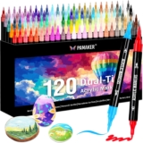 Pamaker 120 Farben Acrylstifte Set