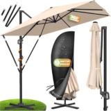 KESSER® Sonnenschirm Ampelschirm SUN XL 300 x 300 cm Inkl.