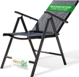Ondis24 Klappsessel Outdoor Vinoro Klappstuhl Camping – Hochwertiger Gartenstuhl
