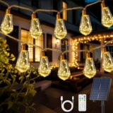 Solar Lichterkette Aussen Mit 16 S17 Glühbirnen