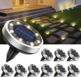 btfarm 10 Stück Solar Bodenleuchten Aussen