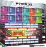 AhfuLife Fußball Spielplan 2026 Poster für Deko WM