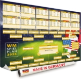 Hetcher Tech DIN A0 Spielplan Poster gerollt Fussball WM 2026 USA