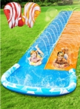 JOYIN 685 cm Rutsche und Wasserrutsche mit 2 Bodyboards