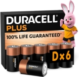 Duracell Plus D Batterien, LR20, 6 Stück