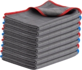 8X Premium Carbon Mikrofaser Glastücher