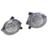 2Pcs H3 H1 6500K White 6W 600LM High Power LED Fog Light Headlight Lamps Bulb Lens DC 12V-24V Easy To Install