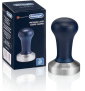 De’Longhi DLSC058 Kaffee-Tamper aus Edelstahl mit Holzgriff