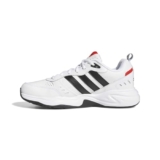 adidas Mens Strutter Running Shoe, Blanc Noir Rouge, Blanc Noir Rouge, 43 1/3 EU