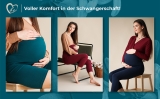 Be Mammy Lange Umstandsleggings aus Viskose BE-02