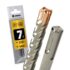 3x Bohrer SDS Plus Schaft – Ø:8 mm – GL: 260 mm