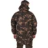 Hoodie Herren warm Baumwollgewebe – schwarz