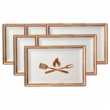 Ritzenhoff & Breker Platten Rusty 34 x 23 cm 6er Set