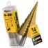 AMBOSS HSS-E Co 5% Stufenbohrer Set 3-teilig 4-12. 4-20. 4-32mm TiAlSiN nano blue coating 3schneider
