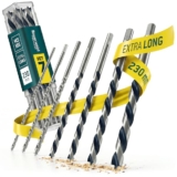 Profi Holzbohrer Set Überlänge 230 mm – 7‑tlg. 4-12 mm – Bayerwald Werkzeuge – HSS & HCS Holzspiralbohrer für präzise, ausrissfreie Bohrungen