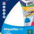 agipa Universal-Etiketten, 24 x 24 mm, weiß
