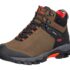 Wanderschuhe Damen halbhoch warm wasserdicht Wandern – MH900 Pro blau