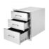 VEVOR Tumbling-Komposterbin Komposter Tumbler 70 L, Trommelkomposter 360° Drehbar Multifunktionaler Tumbling Komposter 605 x 510 x 730 mm, 20 kg Belastbarer Garten Kompostbehälter inkl. Handschuhe
