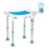 VEVOR Kommerzieller Eiswürfelbereiter Eismaschine 34 kg / 24 h, Leichte Würfeleismaschine 5,6 kg Eisspeicherkapazität 36 Stk. Eiswürfel, Edelstahl Eiswürfelbereiter inkl. Wasserfilter & Eisschaufel