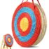 VEVOR Slackline Hindernisse Set 2 x 18,3 m Slacklines 2 x 1,5 m Baumschutz, 226,8 kg Tragkraft Ninja Hinderniskurs, Outdoor-Spielset-Ausrüstung, Hinterhofspielzeug-Trainingsausrüstungsset Orange